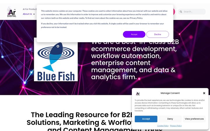 Screenshot of bluefishgroup.com