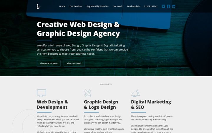 Screenshot of bluefishwebsolutions.co.uk