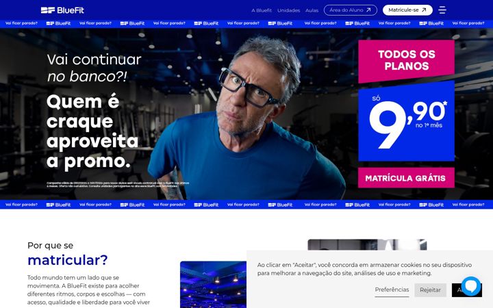 Screenshot of bluefit.com.br