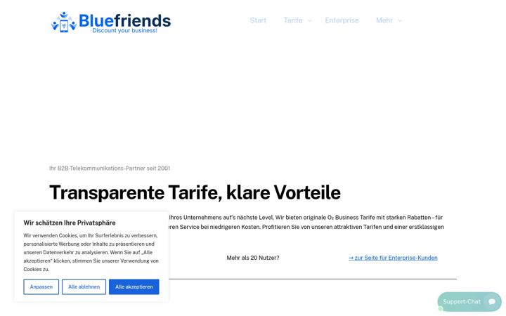 Screenshot of bluefriends.de
