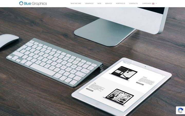 Screenshot of bluegraphics.it