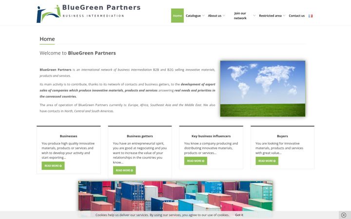 Screenshot of bluegreen-partners.com