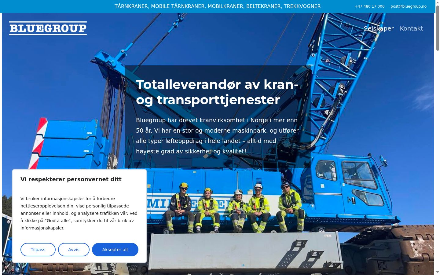 Screenshot van de toestemmingsbanner zoals getoond vóór enige interactie