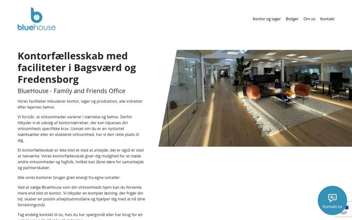 Screenshot of bluehouse.nu