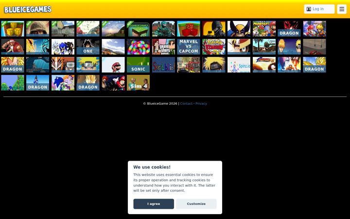 Screenshot of blueicegame.com