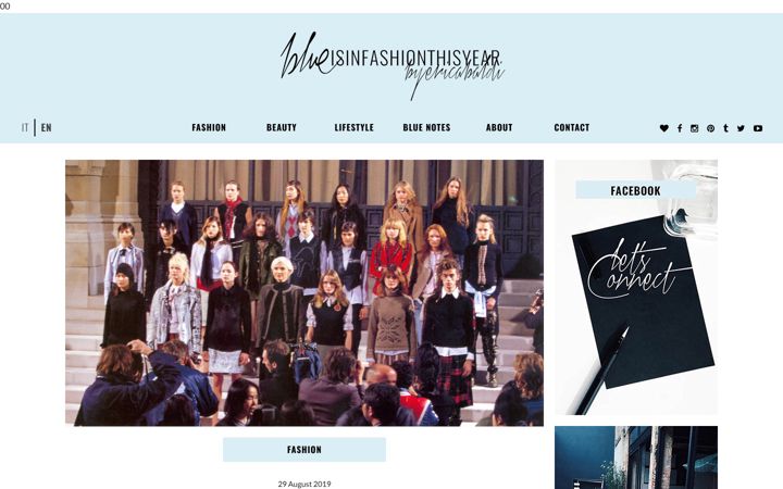 Screenshot of blueisinfashionthisyear.com