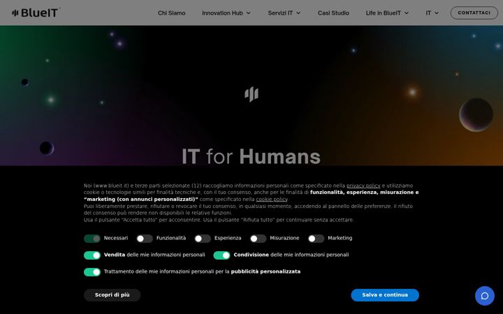 Screenshot of blueit.it