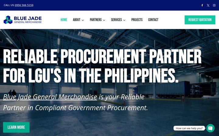 Screenshot of bluejade.ph