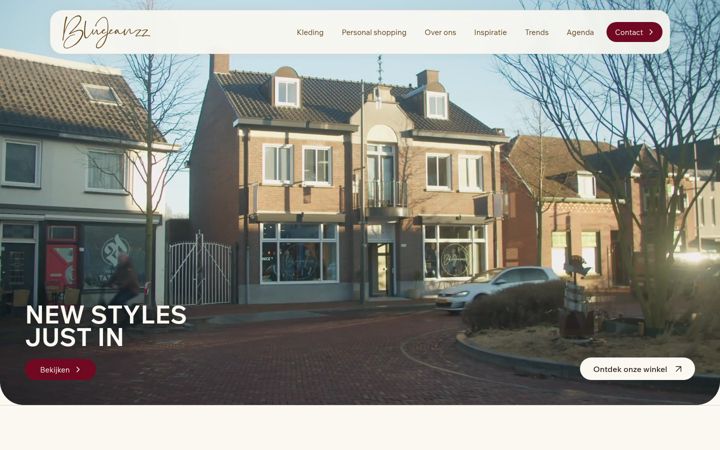 Screenshot von bluejeanzz.nl