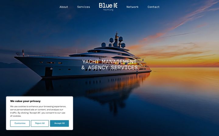 Screenshot von bluekagency.gr