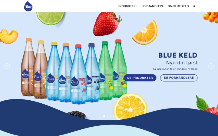 Screenshot of bluekeld.dk