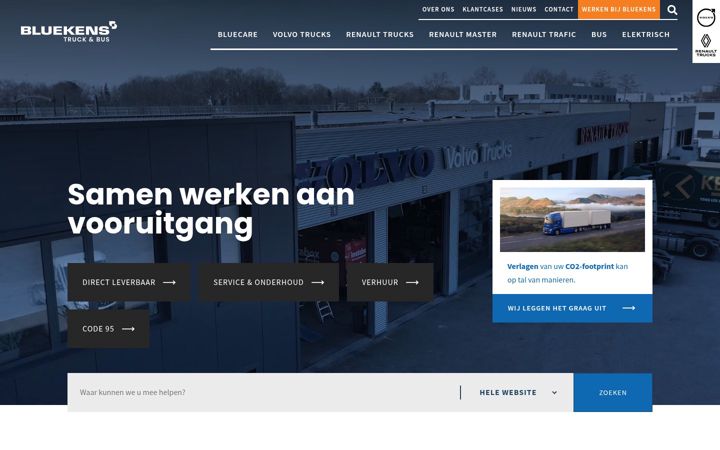 Screenshot of bluekenstruckenbus.nl