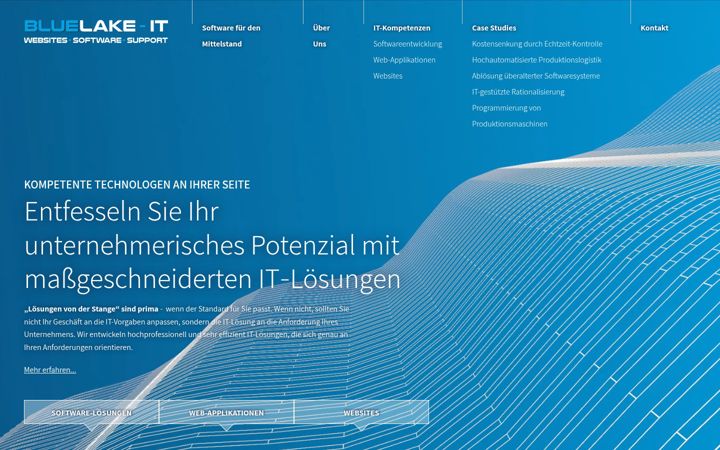 Screenshot of bluelake-it.de