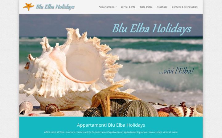 Screenshot of bluelbaholidays.it