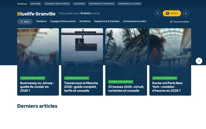Screenshot of bluelife-granville.fr