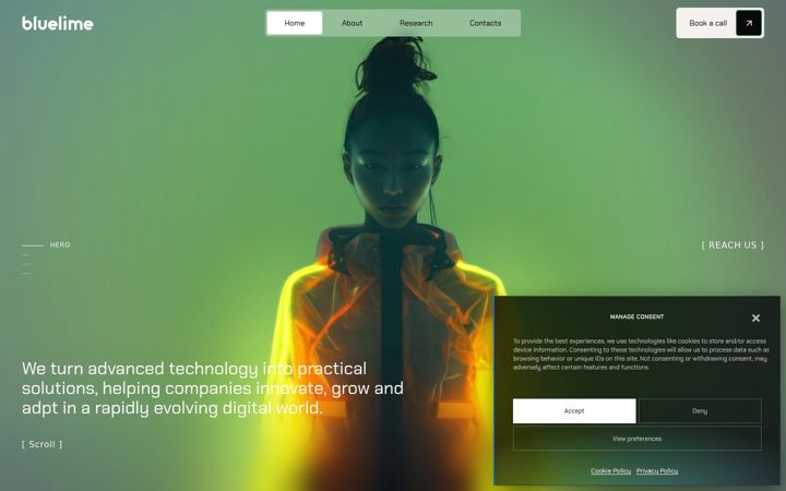 Screenshot of bluelime.it