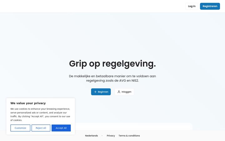 Screenshot of blueline.plus