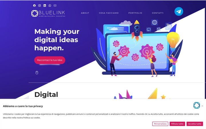 Screenshot of bluelink.pro