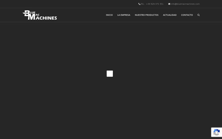 Screenshot of bluemacmachines.com