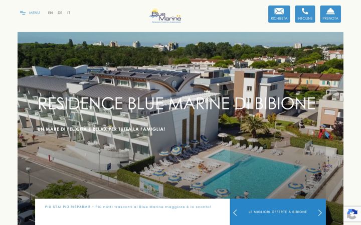 Ekraanipilt saidist bluemarinebibione.it