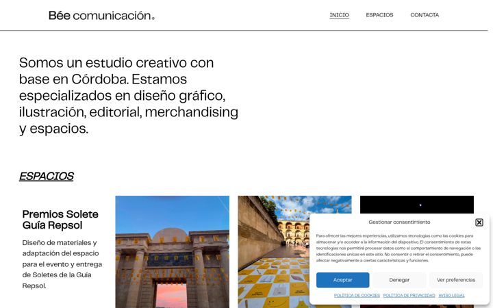 Ekraanipilt saidist bluemarketing.es
