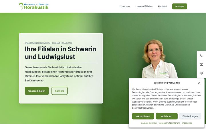 Screenshot of bluemchen-gerland.de