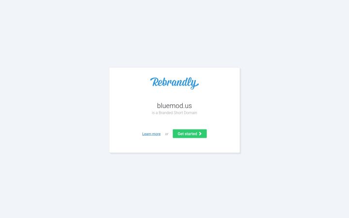 Screenshot of bluemod.us