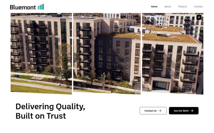 Screenshot of bluemontintl.com