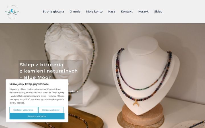 Screenshot of bluemoonbizuteria.pl