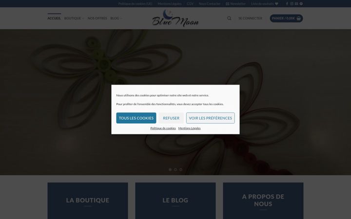 Screenshot of bluemoonsewing.fr
