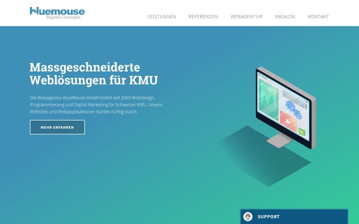 Screenshot of bluemouse.ch