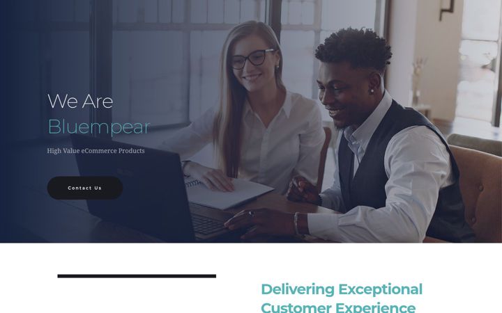 Screenshot of bluempear.com