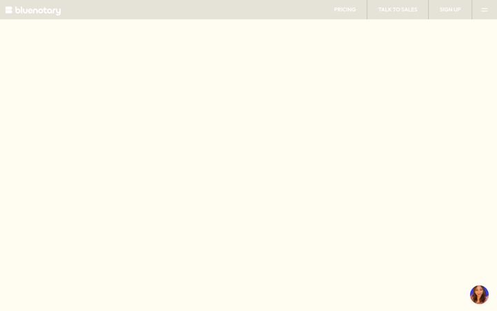 Screenshot of bluenotary.us