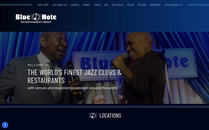 Screenshot of bluenotejazz.com