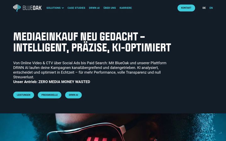 Screenshot of blueoak.io