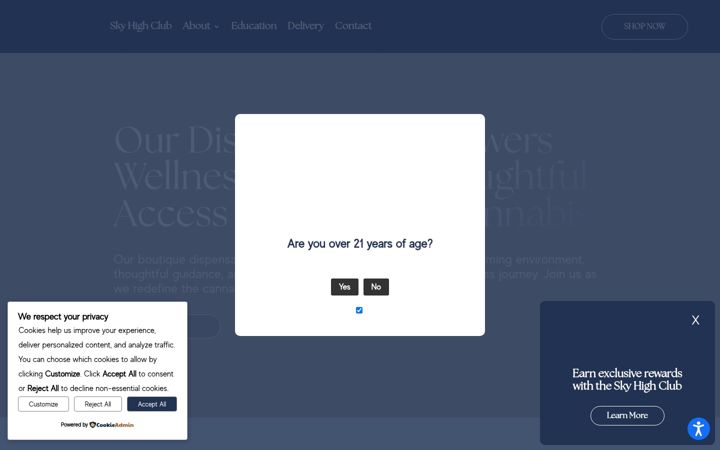 Screenshot stránky blueoaknj.com