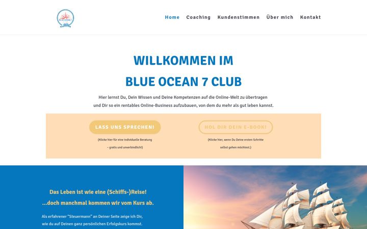 Screenshot of blueocean7.club