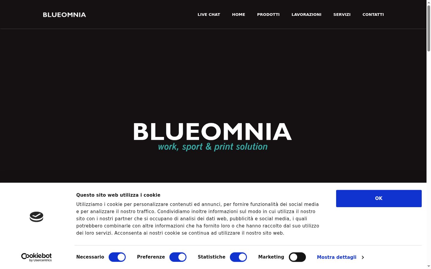 Screenshot του banner συγκατάθεσης που εμφανίστηκε πριν από οποιαδήποτε αλληλεπίδραση