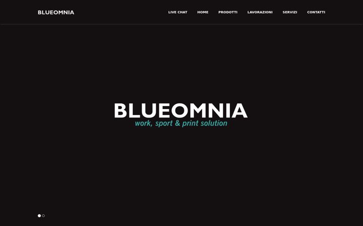Screenshot of blueomnia.it