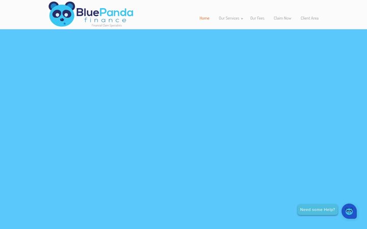 Screenshot of bluepandafinance.co.uk