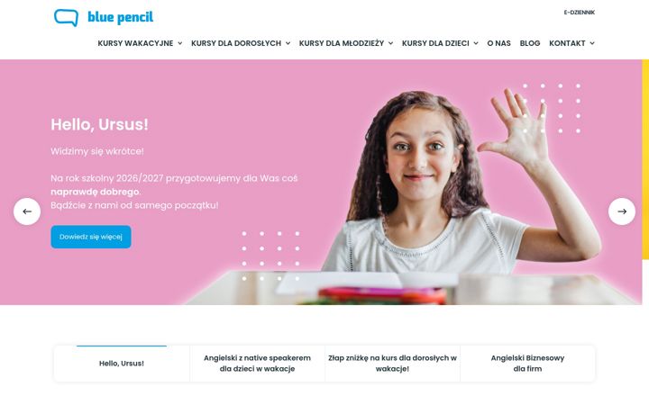 Screenshot of bluepencil.pl
