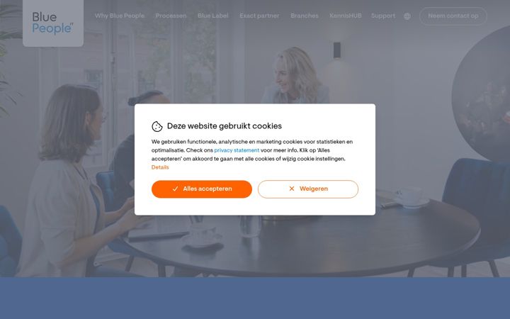 Screenshot of bluepeople-it.nl