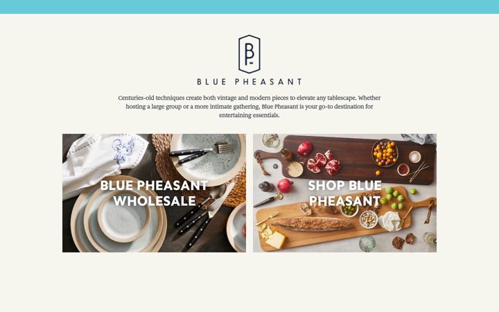 Screenshot of bluepheasant.com