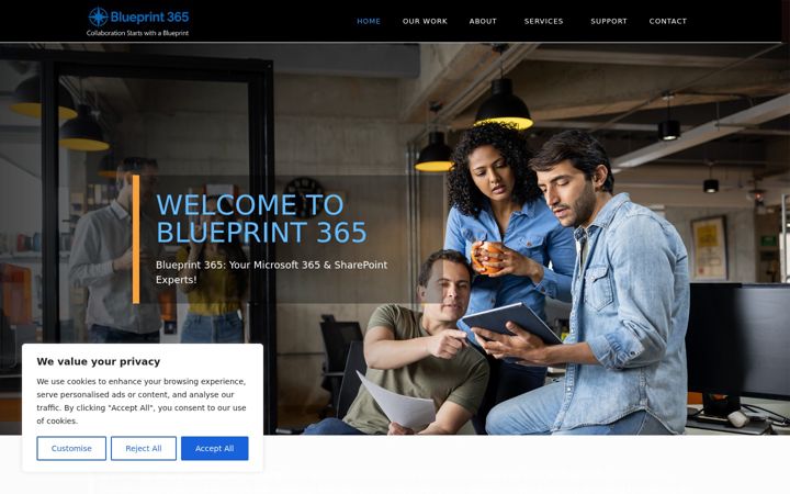 Screenshot of blueprint-365.com