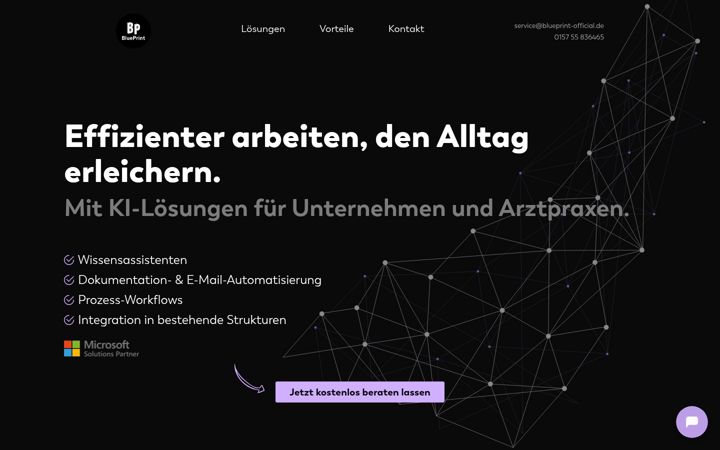 Zrzut ekranu blueprint-official.de