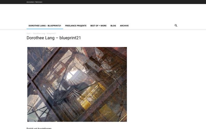 Screenshot of blueprint21.de