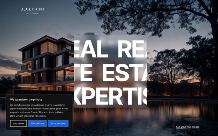 Screenshot of blueprintdevelopment.be