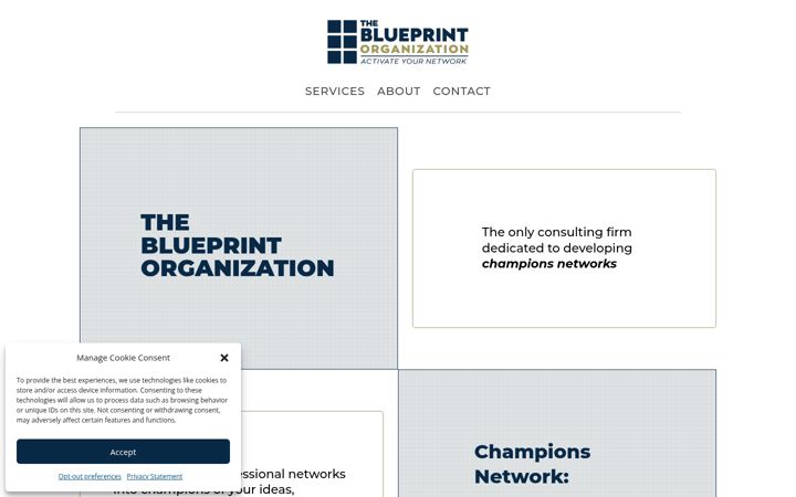 Screenshot of blueprintorg.com