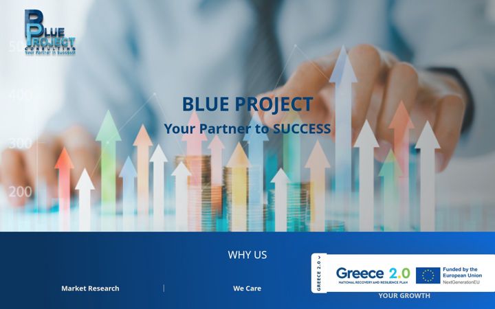 Screenshot of blueproject.gr