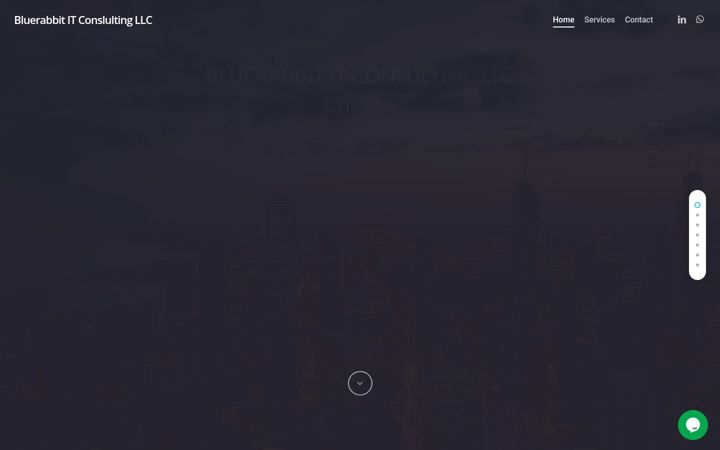 Screenshot of bluerabbitllc.com
